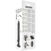 Vibrador realístico control remoto negro 20 cm o 4 cm