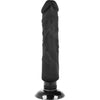 Vibrador realístico 2 1 natural negro 20 cm o 4 cm