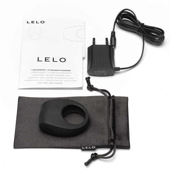 Tor ii anillo vibrador negro