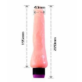 Vibrador realístico 19.5 cm