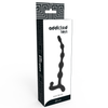 Addicted bolas anales 22 cm negro