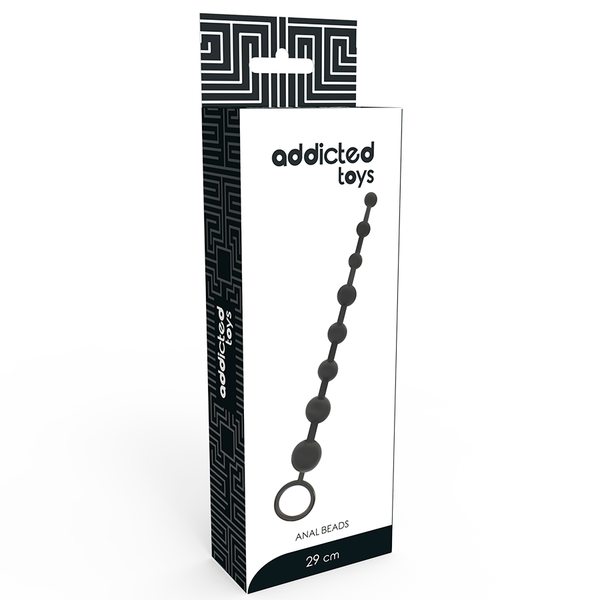 Addicted anal beads 29 cm negro