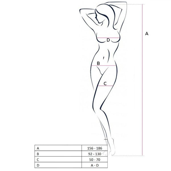 Passion woman BS 053 body negro talla única