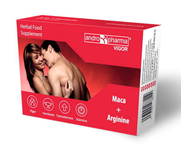 Andropharma vigor complemento alimenticio herbal para la libido masculina