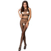 Passion woman bs048 bodystocking blanco talla única