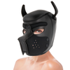 Darkness máscara perro de neopreno con hocico extraíble l