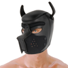Darkness máscara perro de neopreno con hocico extraíble l