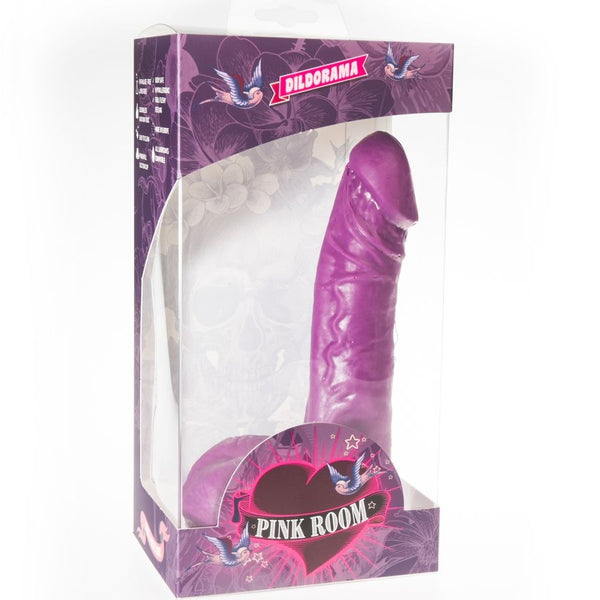 Pink eban dildo realístico lila 19 cm