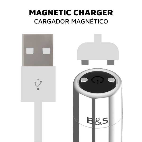 Bala magnetica vibradora kailan 2 silver