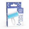 Anillo vibrador Casual con lengua azul