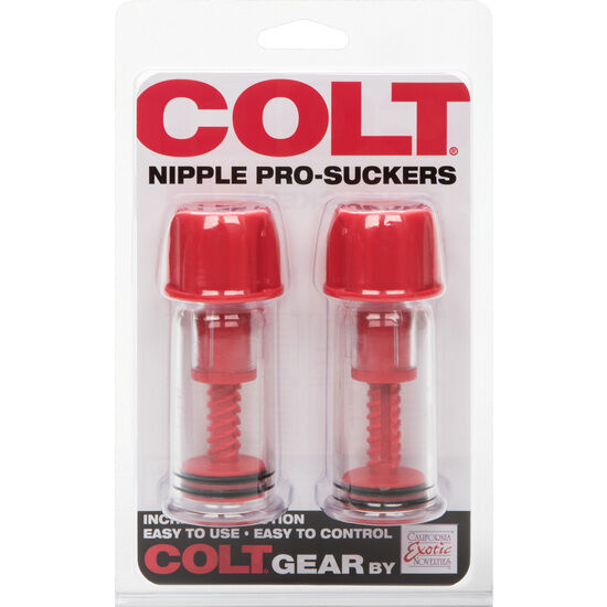 Colt ventosas succionadoras para el pezón rojo
