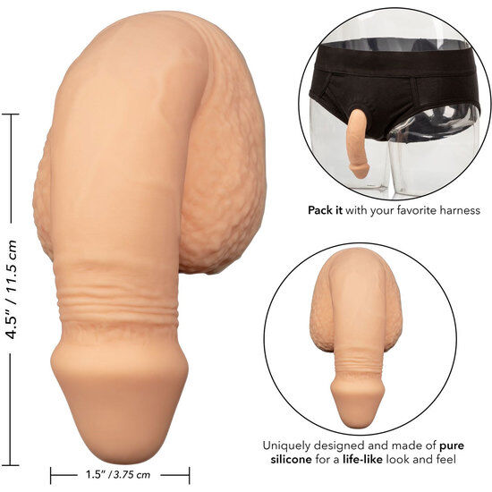 Calexotics packing penis pene de silicona 12.75cm natural