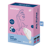 Vibrador blanco satisfyer love triangle estimulador y