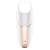 Vibrador blanco satisfyer love triangle estimulador y