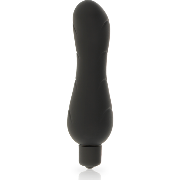 Vibrador de silicona para Punto G negro