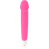 Realista vibrador silicona rosa