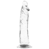 X clear dildo transparente 21 cm o 4 cm