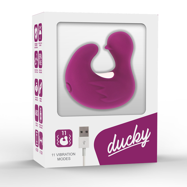 Dedal pato estimulador de silicona recargable duckymania 3