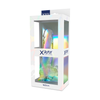 X clear dildo realista transparente 18.5 cm o 3.8 cm