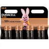 Duracell plus power pila alcalina aa lr6 blister*8