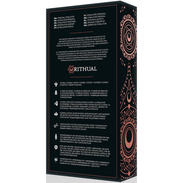 Rithual anusara motor dual recargable 2.0 negro