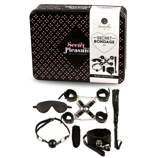 Secretplay bdsm set 8 pcs negro