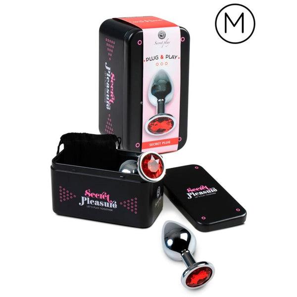 Secretplay anal plug rojo m