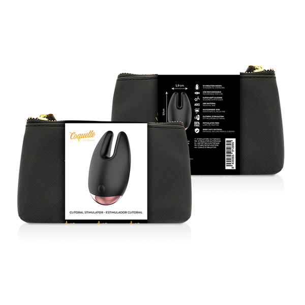 Estimulador clítoris negro gold