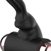 Anillo vibrador para el pene negro y dorado