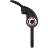 Anillo vibrador para el pene negro y dorado