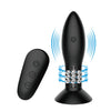 Mr plug con bolas rotadoras negro control remoto