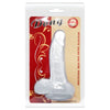 Baile dildo realístico con ventosa y testículos 16.7 cm transparente