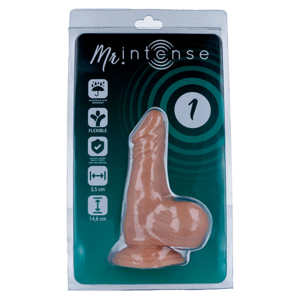 Mr. 1 pene realístico 14.6 cm o 3.5 cm