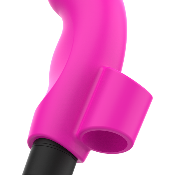 Vibrador dedal rosa neon xmas edition