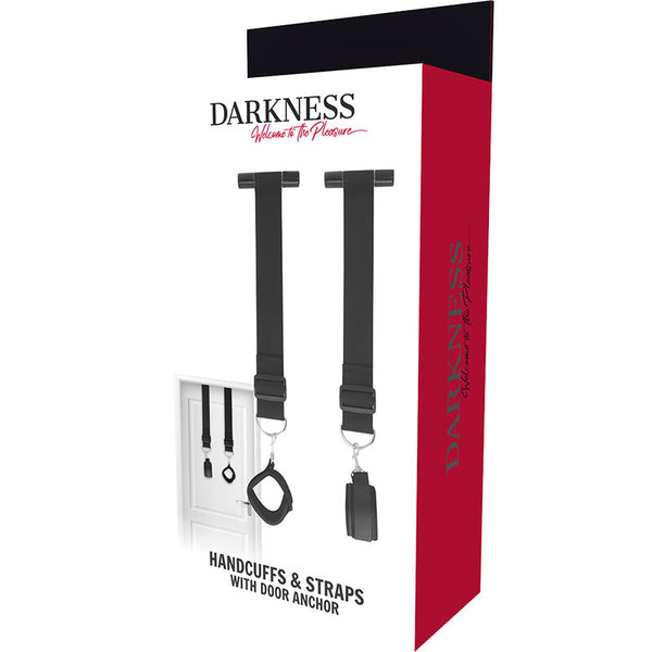 Darkness bondage esposas para la puerta