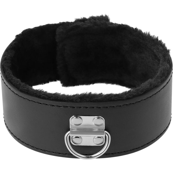 Darkness collar forrado con cadena titanium