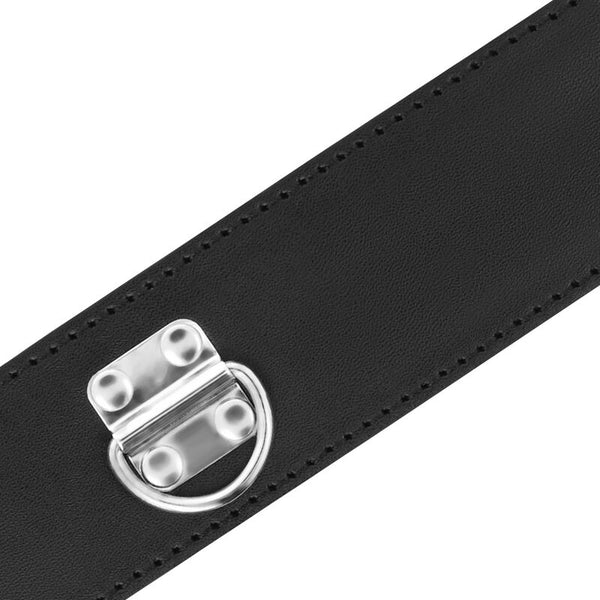 Darkness collar bdsm con candado negro