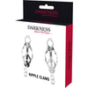 Darkness abrazadera pezones metal con cadena