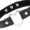 Coquette collar cuero vegano accesorio woman corazón