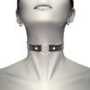 Coquette collar cuero vegano accesorio woman corazón
