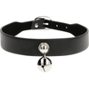 Coquette collar cuero vegano accesorio woman cascabel