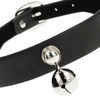 Coquette collar cuero vegano accesorio woman cascabel