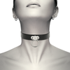 Coquette collar cuero vegano accesorio woman fetish