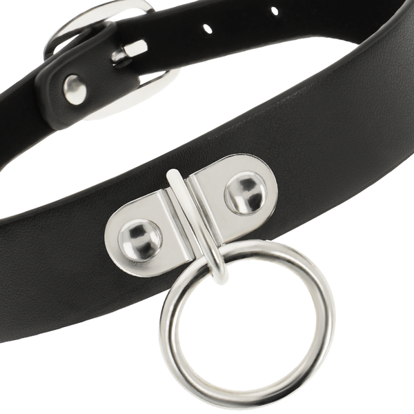 Coquette collar cuero vegano accesorio woman fetish