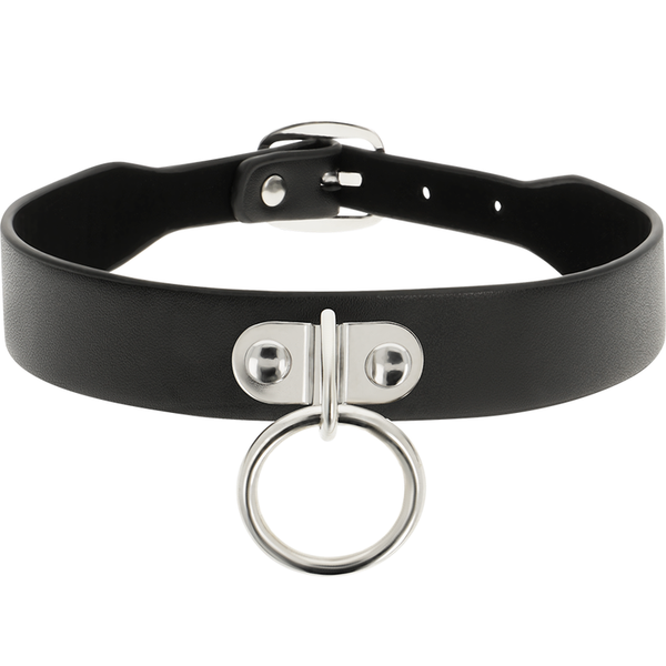 Coquette collar cuero vegano accesorio woman fetish