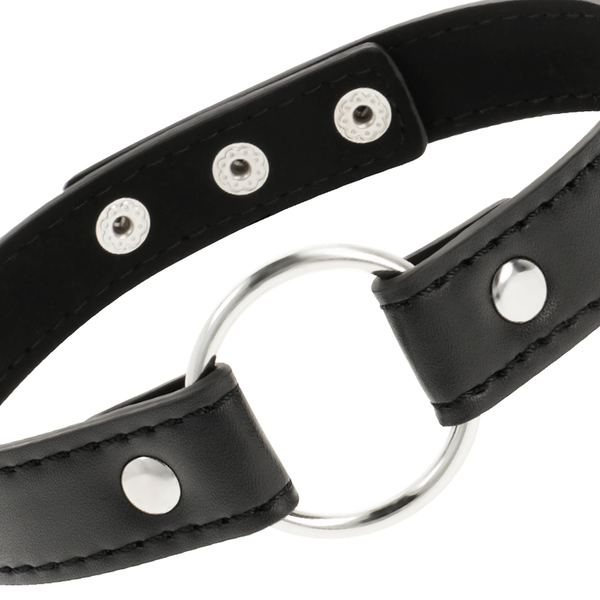 Coquette collar cuero vegano accesorio woman