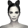 Coquette diadema con orejas de gato