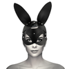 Coquette mascara cuero vegano con orejas de conejo