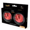 Coquette cubre pezones rojo