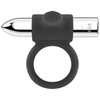 Anillo vibrador Cameron recargable plateado